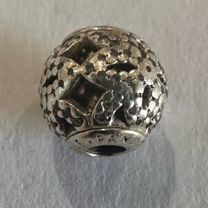 Pandora Essence Sterling Silver Charm Bead Openwork Worn